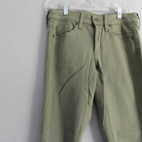 Universal Thread Mid Rise Skinny Green Jeans size 2 - Picture 4 of 8